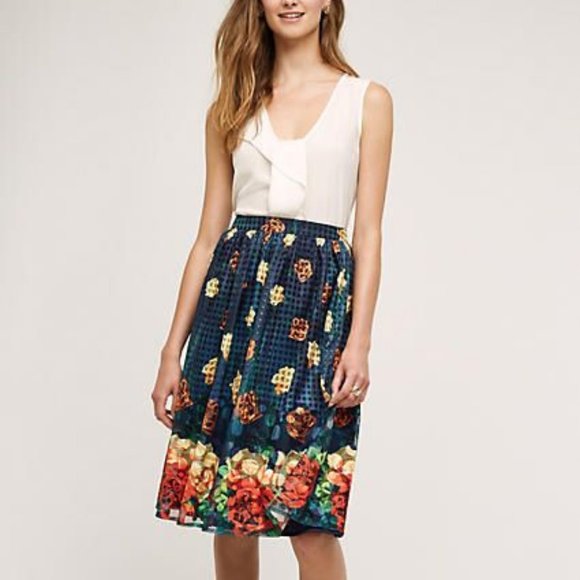 Sunday in Brooklyn Summer Bouquet Skirt - Picture 1 of 7